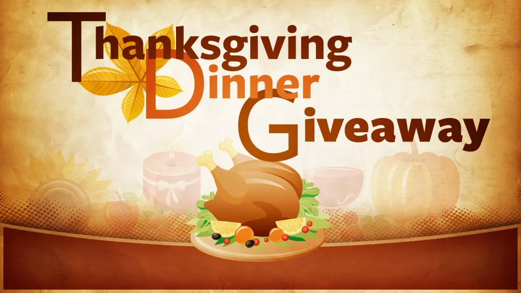 thanksgiving meal giveaway